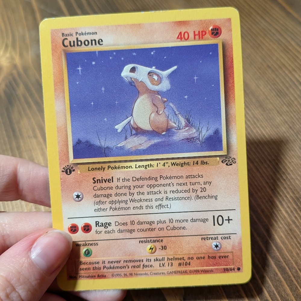Cubone Pokémon Card